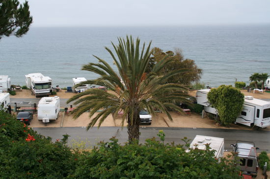 Blick zum Pazifik, Oceanside Malibu RV Park