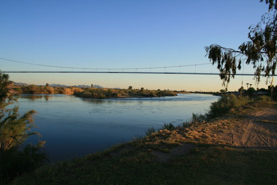 Der Colorado River im Sonnenuntergang