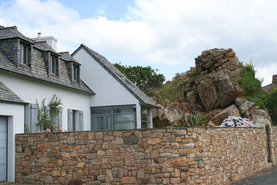 Ein hübsches Haus am Pointe de Primel.