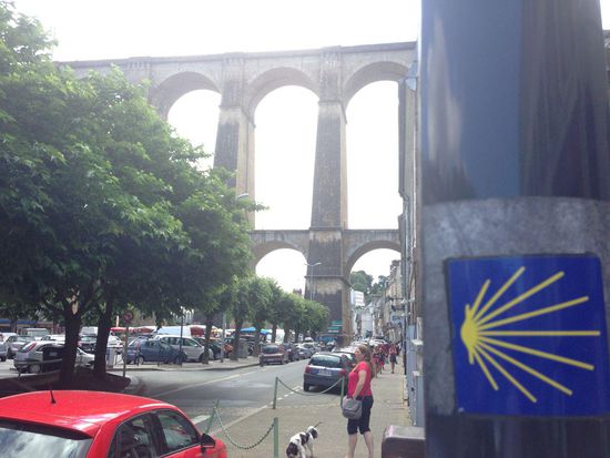 Auf dem Jacosbweg in Morlaix.
