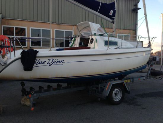 Das trailerbare Boot von Marie und Luc aus Rennes.