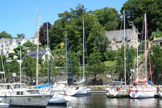 Mitten in der Stadt.