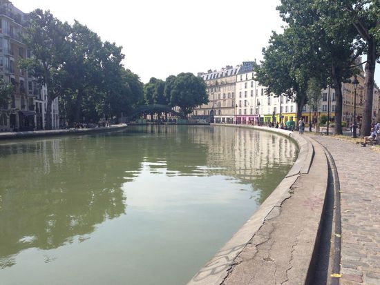 Am Canal Saint Martin...