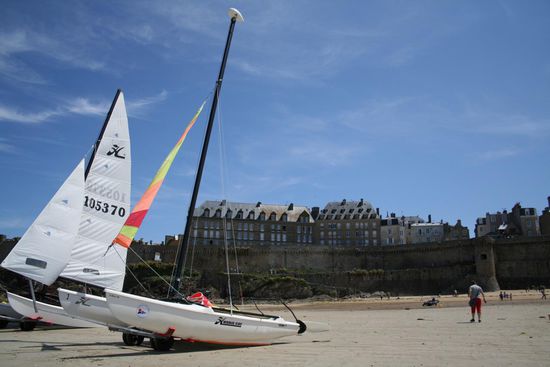 Die Stadt und ihre Freizeitaktivitäten.
