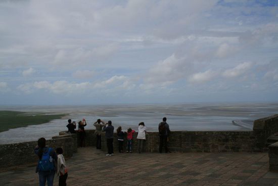 Der fantastische Blick weit hinaus ins Meer.