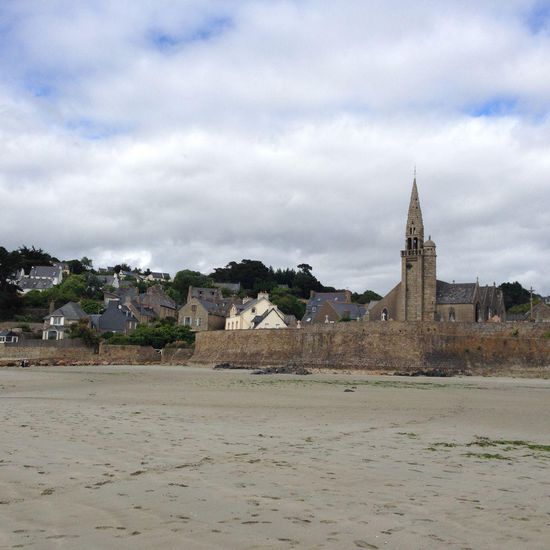 Luftlinie 500 Meter von unserem Platz in der schönen Bucht.