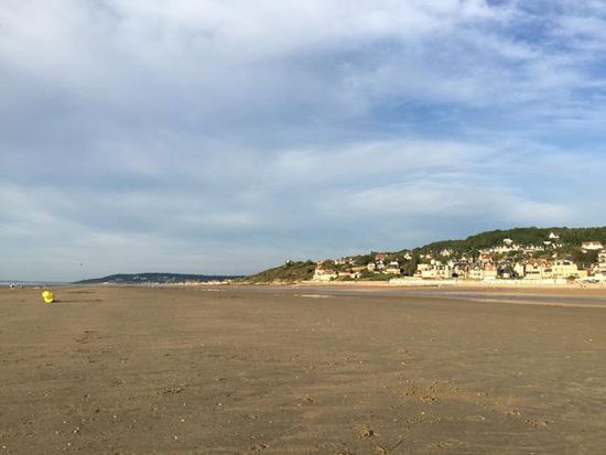Blonville vom Strand aus.