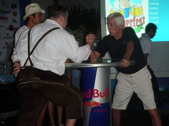 Wer da wohl gewinnen wird?