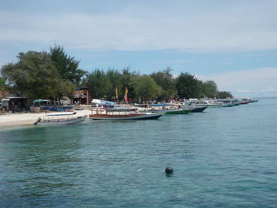 Ankunft auf Gili Trawangan