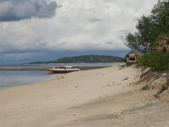 Gili Air ist weniger entwickelt und ruhiger als Gili Trawangan
