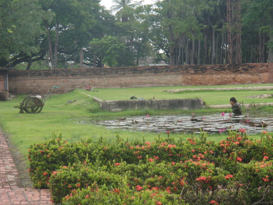 darum das dringend nötige Bad nach getaner Arbeit.
