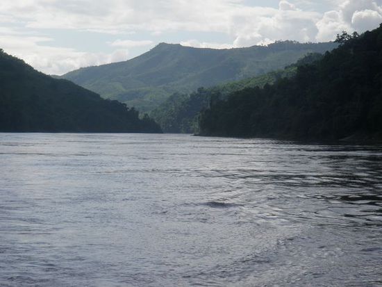 Eine wunderbar entspannende Flussfahrt.