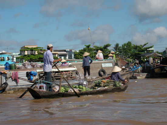 Ein Kleinhändler auf Einkaufstour.