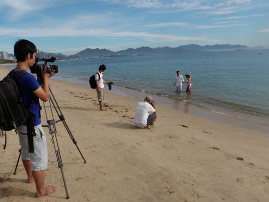 Wird Vietnam ein kommendes Hollywood? Für Strandszenen ideal.