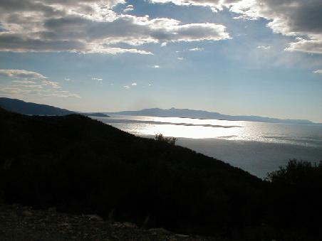 Abschied von Albaniens südlicher Küste und ein letzter Blick auf die Nordspitze Korfus ...