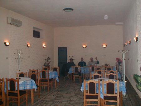 Eines der vornehmen Restaurants in der nördlichen kreishauptstadt Kukes.