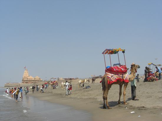 Strand und Tempel