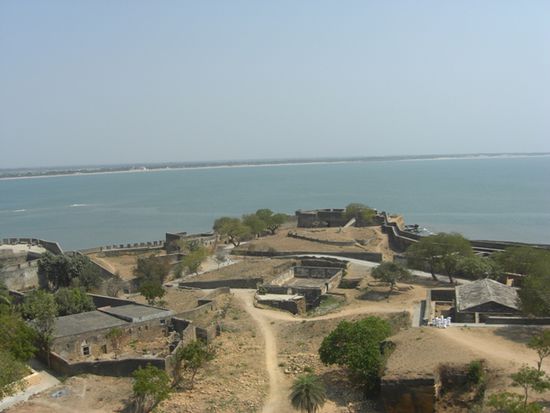Blick auf einen kleinen Teil des Forts