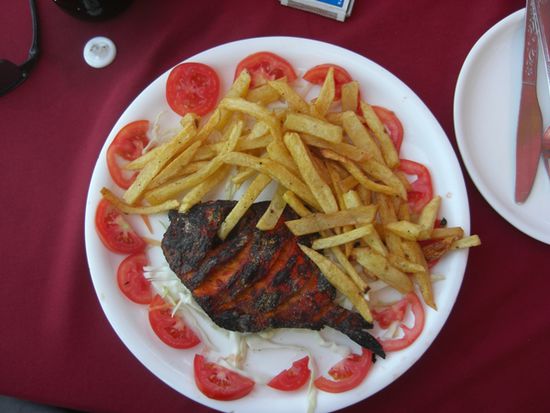 Fish and chips – enorm lecker!