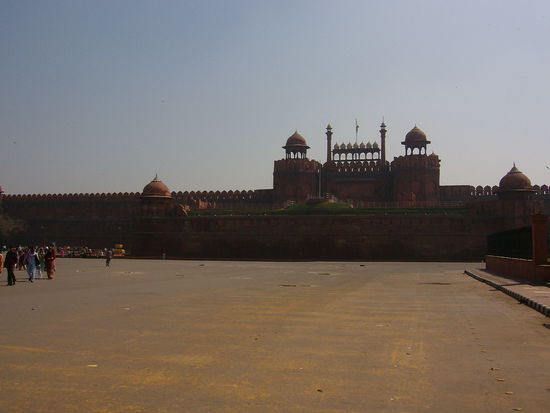 Das Red Fort, ein bisschen dunkel