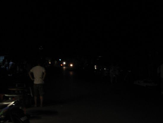 So sieht Stromausfall in Pai aus
