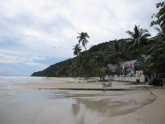 white sand beach