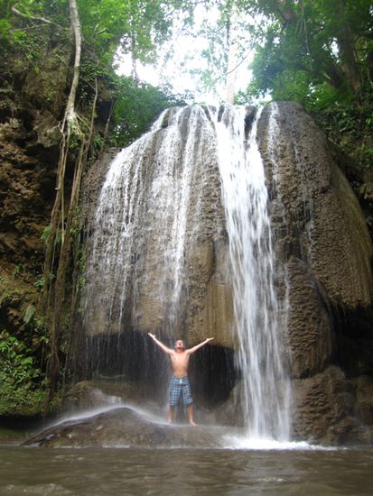..und Natur-Dusche, absolut geil!
