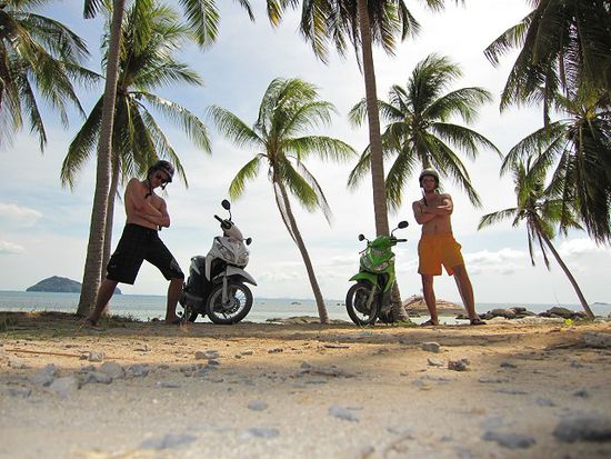 Unsere wahren Mopeds, das Motorrad oben wurd nur fuers Bild missbraucht