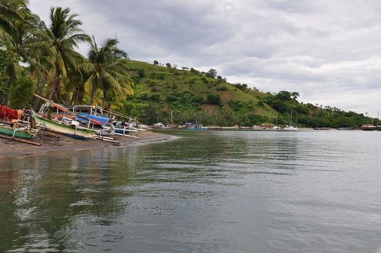 Der Hafen bei Sengiggi