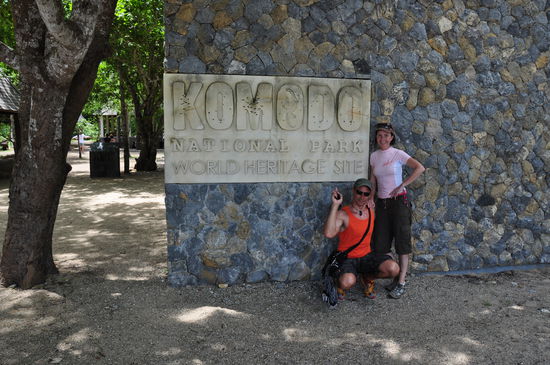 Eingang zum Komodo-Nationalpark