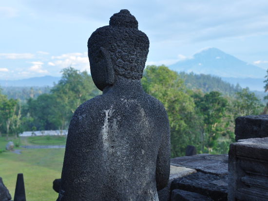 ein bisschen meditative Ausblicke auf den Merapi..
