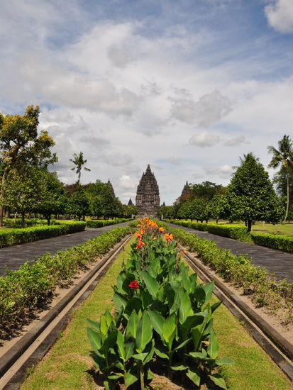 Prambanan, der Eingang