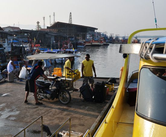 Am Pier von Koh Lanta