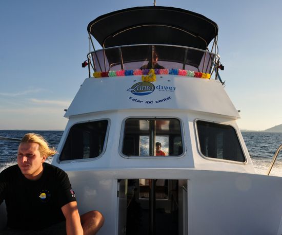 Michael unser deutscher Tauchguide auf Weltreise