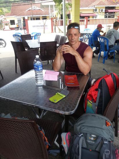 Warten auf die Fähre...