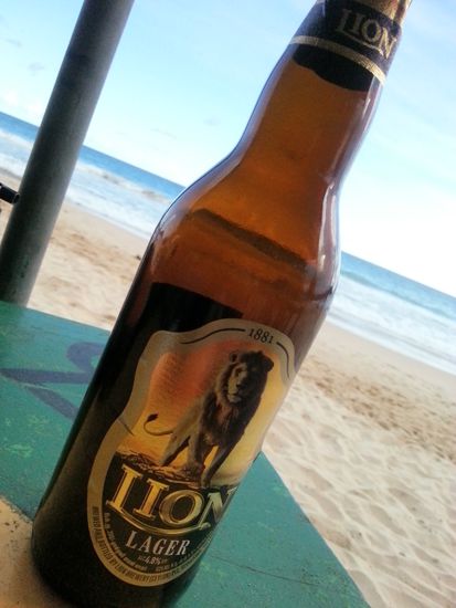 Und natürlich das passende Getränk zum Strand