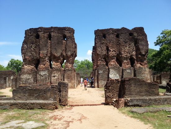 Der Königspalast, bzw.das, was nach 800 Jahren davon übrig ist