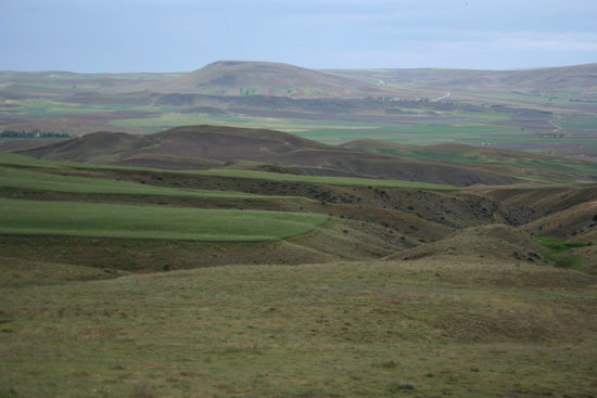 die Landschaft, natürlich kommt das hier einfach nicht richtig raus.
