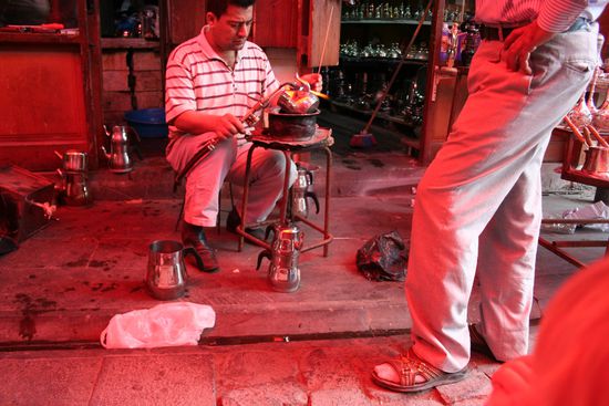 Die Herstellung der Teekannen