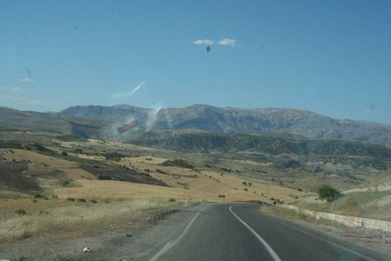 Landschaften auf der Fahrt.