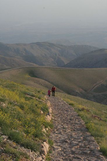 Der Aufstieg mit Grossmutti am Telefon.