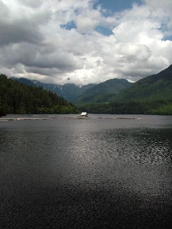 Eines der Trinkwasser Reservoirs fuer den Grossraum Vancouver
