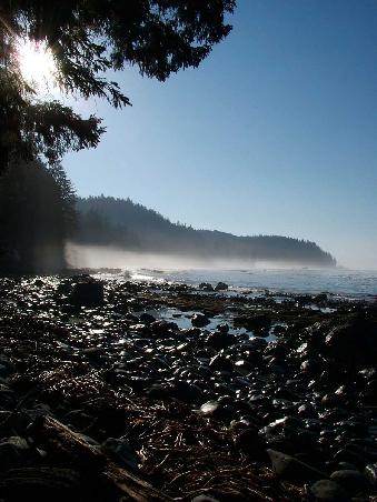 Morgenstimmung am Juan-de-Fuca-Marine-Trail