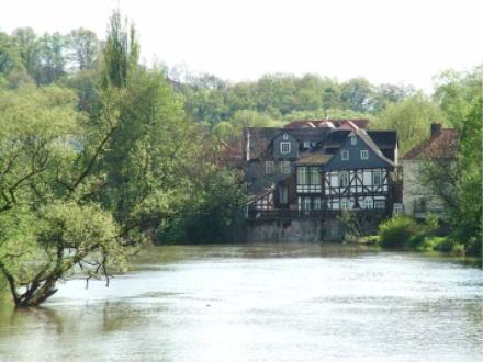 Die Lahn in Marburg