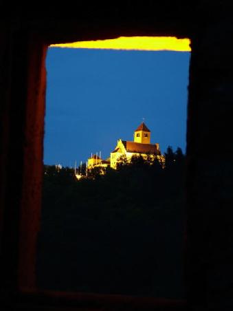 Blick auf die Wachenburg bei Weinheim