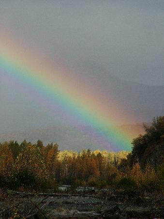 Regenbögen gab es en masse...