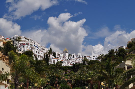 Ein Teil von Nerja in voller Schönheit