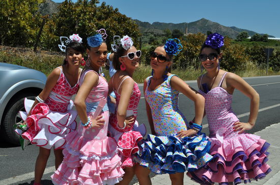 Die Jugend von Nerja machte auch mit