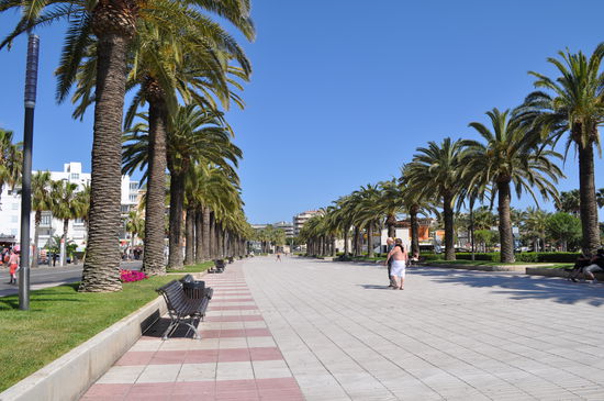 Strandpromenade von Salou....