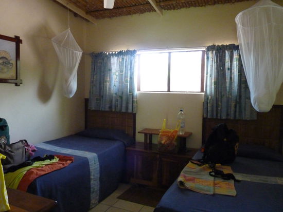 unsere kleine Unterkunft om Ocean